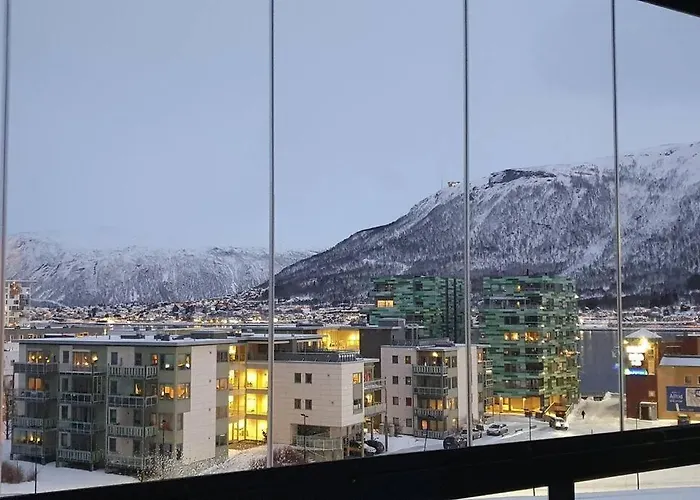 公寓 New Magnificent View Near The Centre 特罗姆瑟